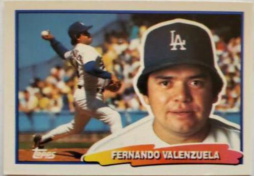 1988 Topps Big Fernando Valenzuela #18 card