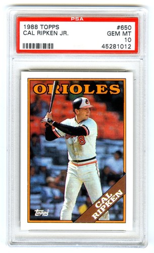 1988 Topps Cal Ripken Jr. #650 card