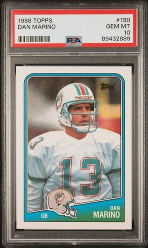 1988 Topps Dan Marino #190 card