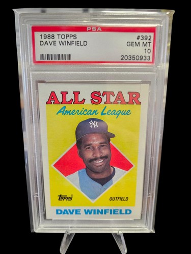 1988 Topps Dave Winfield #392 card