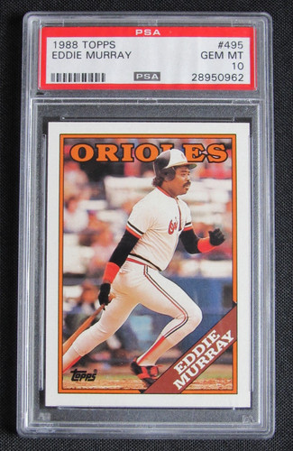 1988 Topps Eddie Murray #495 card