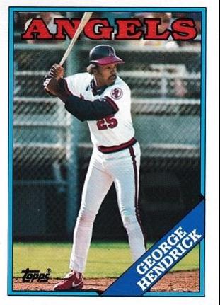 1988 Topps George Hendrick #304 card