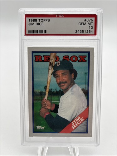 1988 Topps Jim Rice #675 card