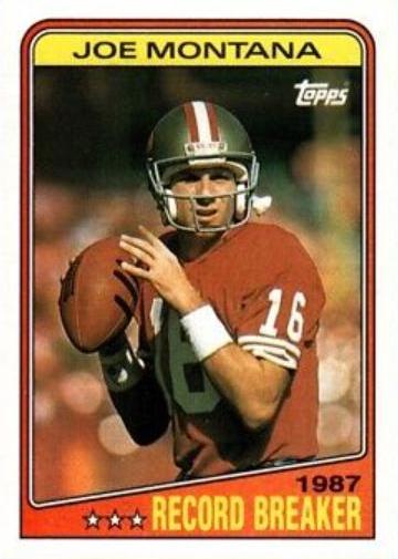 1988 Topps Joe Montana #4 card