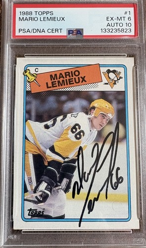 1988 Topps Mario Lemieux #1 card