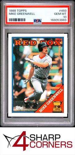 1988 Topps Mike Greenwell #493 card