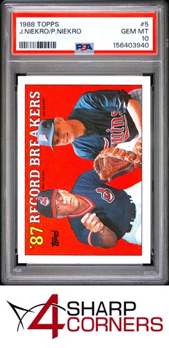 1988 Topps Phil Niekro / Joe Niekro #5 card