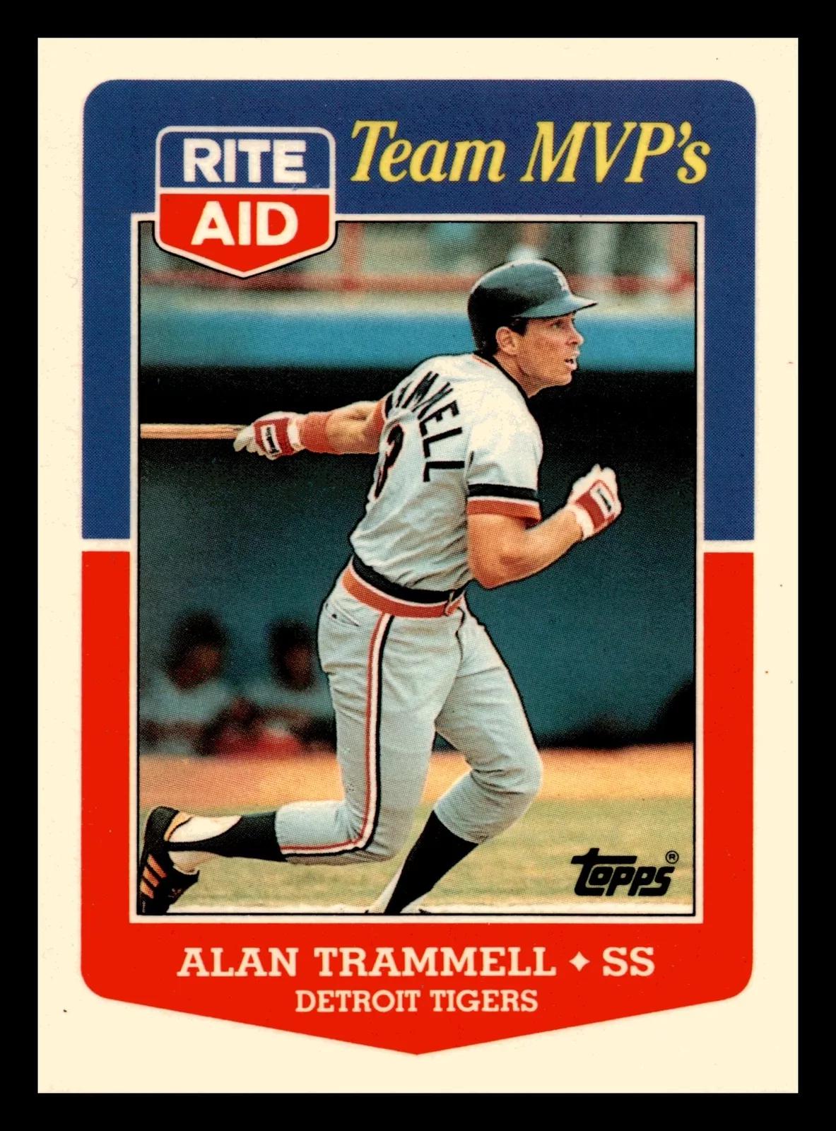 1988 Topps Rite-Aid Team MVP's Alan Trammell #18 card