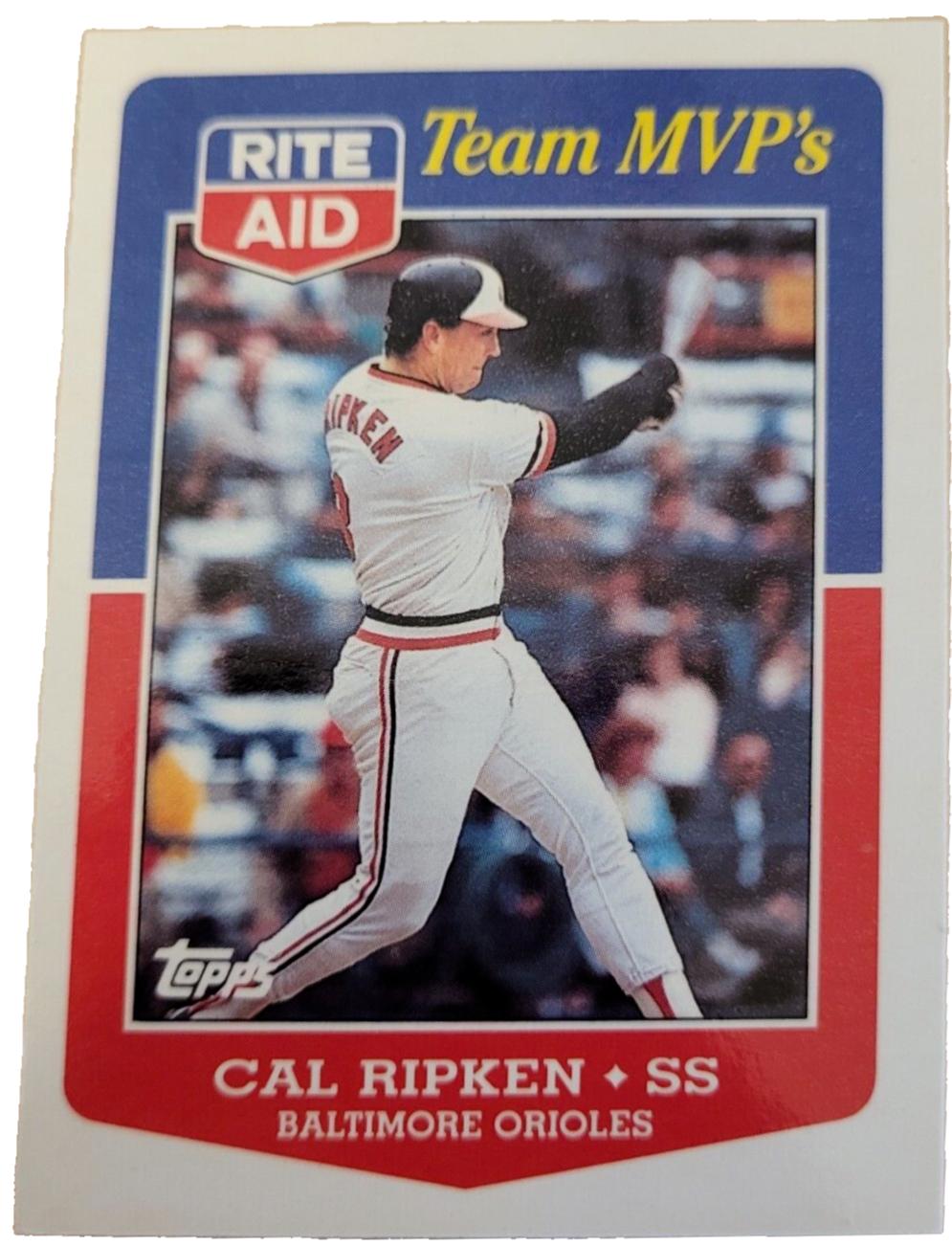 1988 Topps Rite-Aid Team MVP's Cal Ripken #13 card