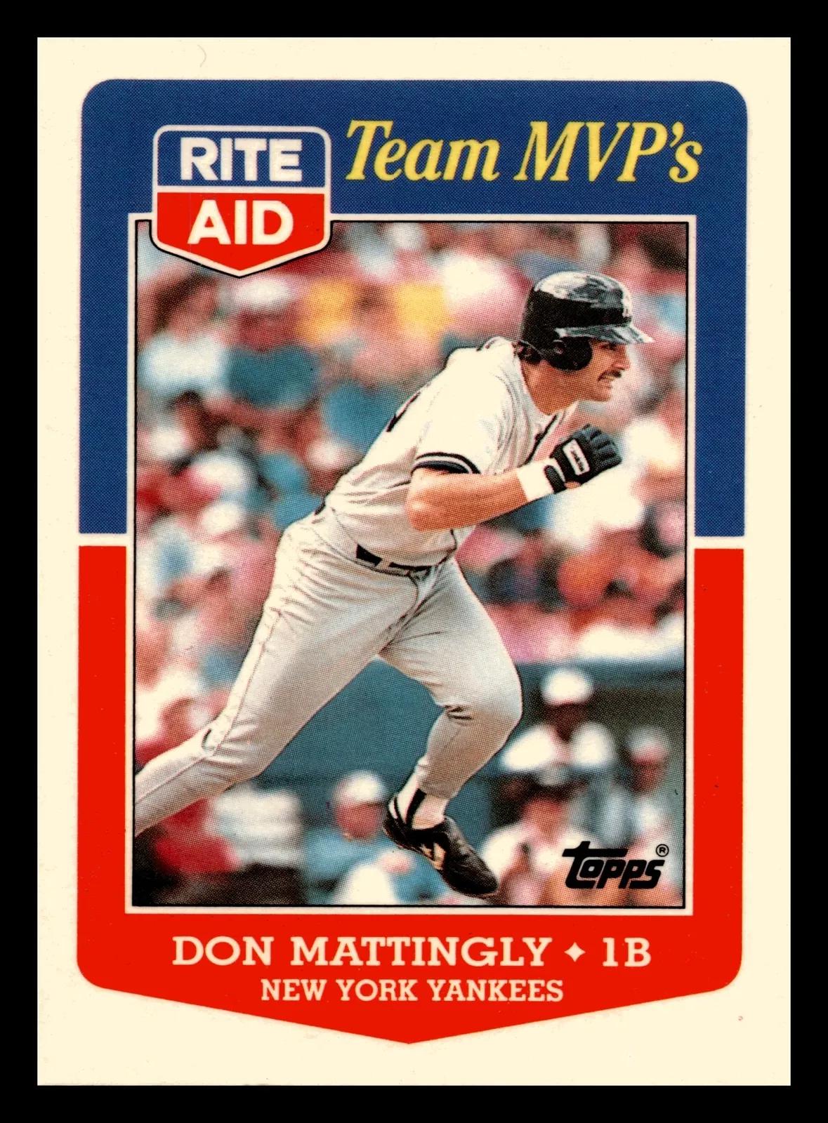 1988 Topps Rite-Aid Team MVP's Don Mattingly #22 card