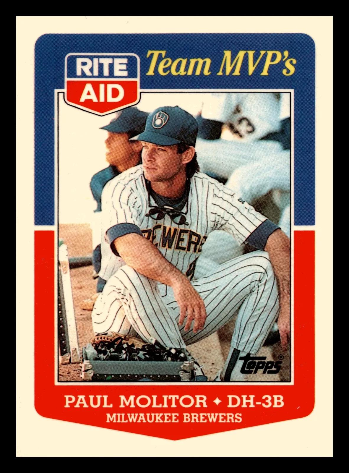 1988 Topps Rite-Aid Team MVP's Paul Molitor #20 card