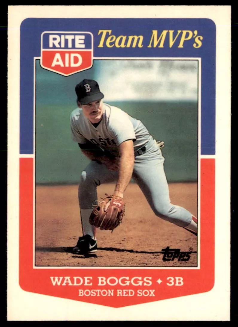 1988 Topps Rite-Aid Team MVP's Wade Boggs #14 card