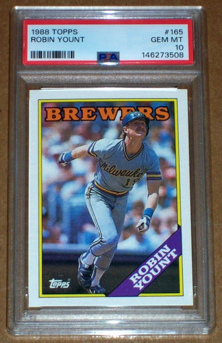 1988 Topps Robin Yount #165 card