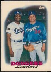 1988 Topps Tiffany Dodgers Leaders #489 card