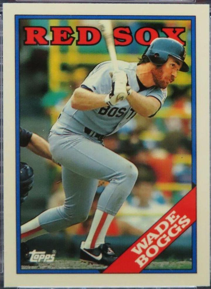 1988 Topps Tiffany Wade Boggs #200 card