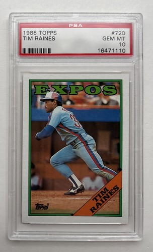 1988 Topps Tim Raines #720 card