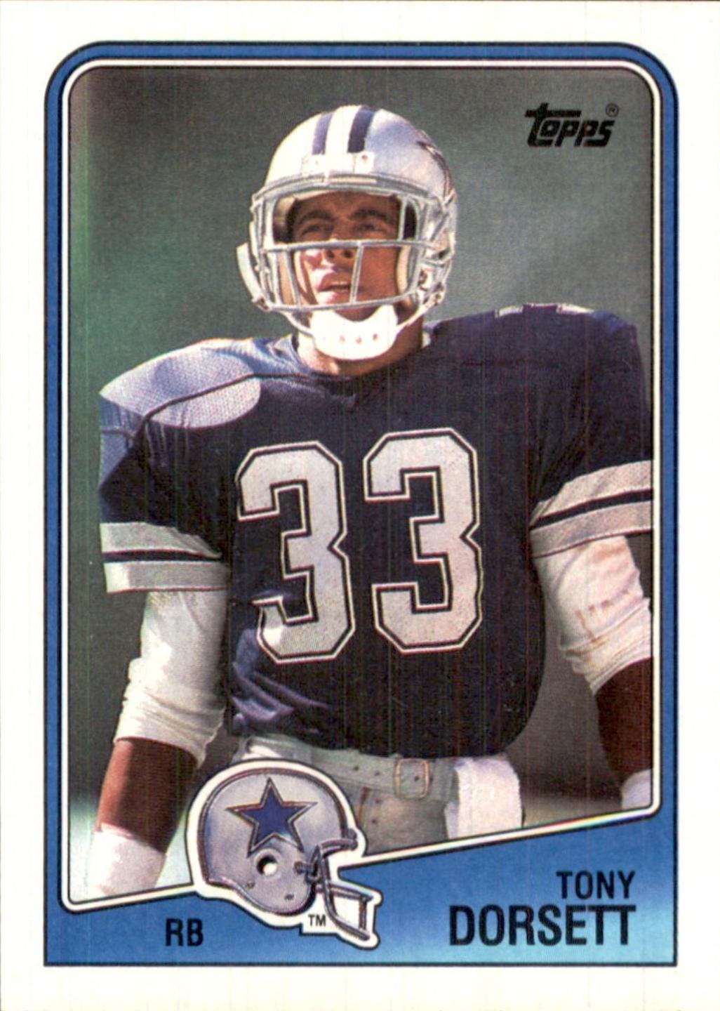 1988 Topps Tony Dorsett #262 card