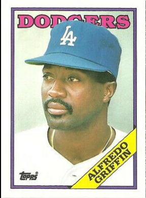 1988 Topps Traded Alfredo Griffin #43T card