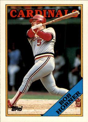 1988 Topps Traded Bob Horner #50T card
