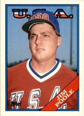 1988 Topps Traded Jim Poole #88T card