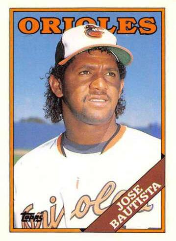 1988 Topps Traded Jose Bautista #10T card