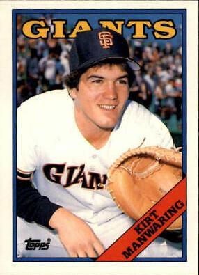 1988 Topps Traded Kirt Manwaring #64T card