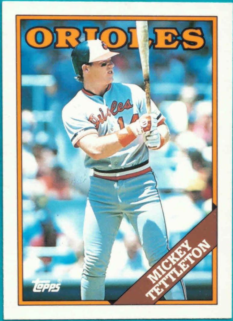 1988 Topps Traded Mickey Tettleton #120T card