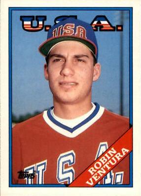 1988 Topps Traded Robin Ventura #124T card