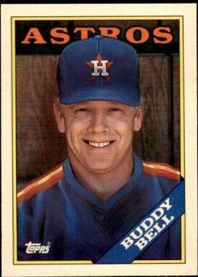 1988 Topps Traded Tiffany Buddy Bell #13T card