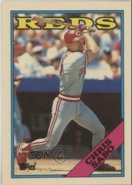 1988 Topps Traded Tiffany Chris Sabo #98T card