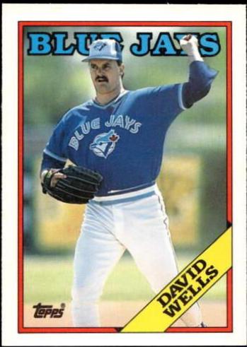 1988 Topps Traded Tiffany David Wells #128T card