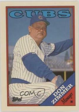 1988 Topps Traded Tiffany Don Zimmer #131T card