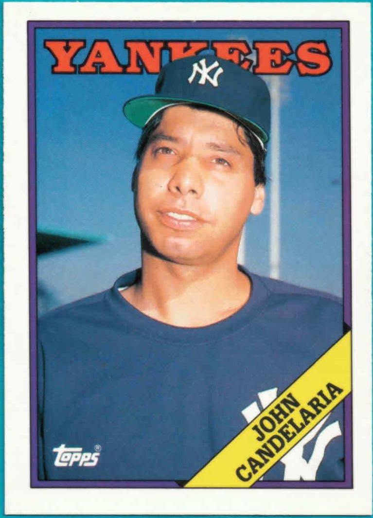 1988 Topps Traded Tiffany John Candelaria #25T card