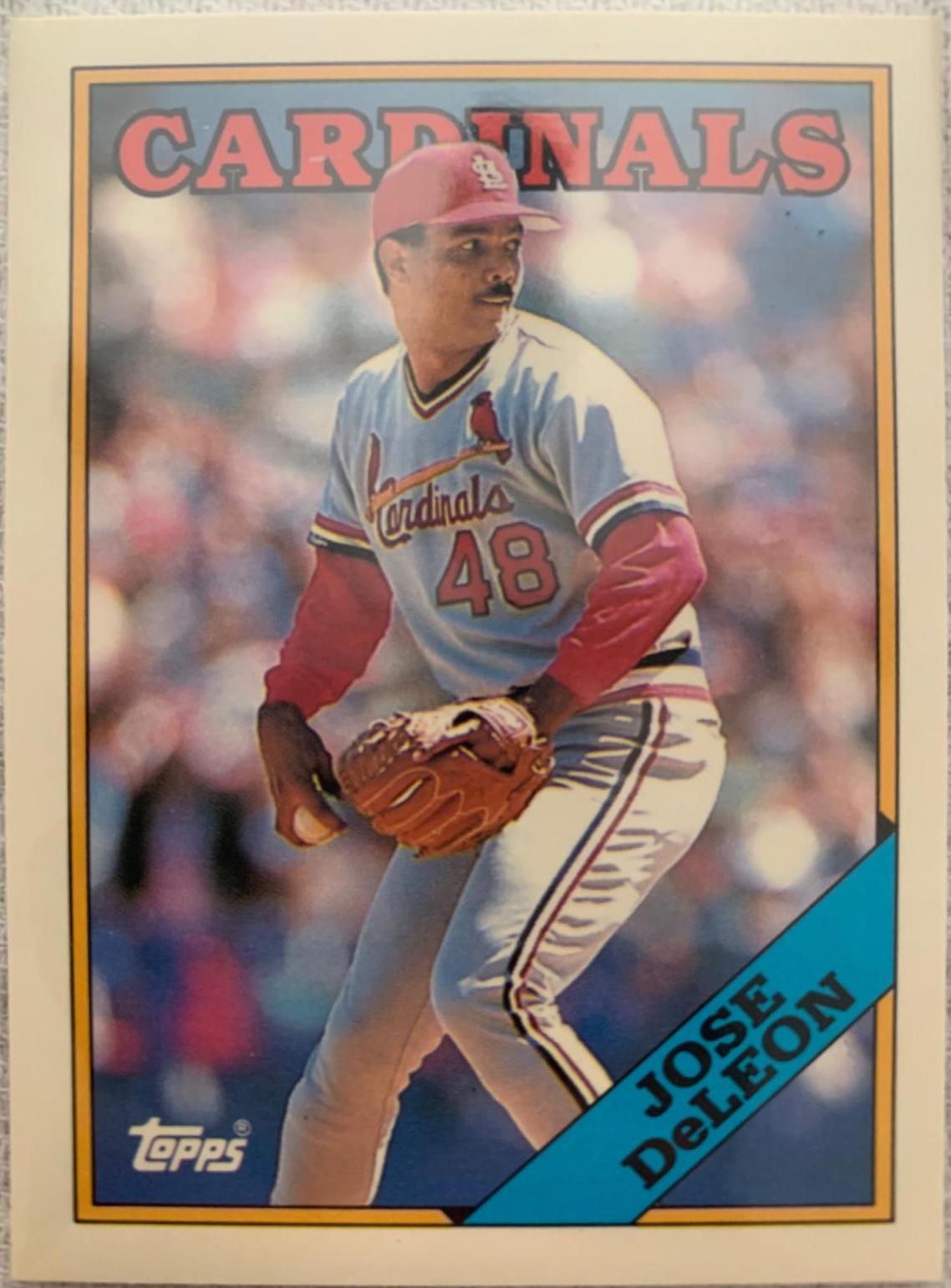 1988 Topps Traded Tiffany Jose DeLeon #34T card