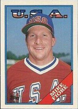 1988 Topps Traded Tiffany Mike Fiore #38T card