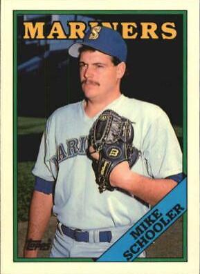 1988 Topps Traded Tiffany Mike Schooler #105T card