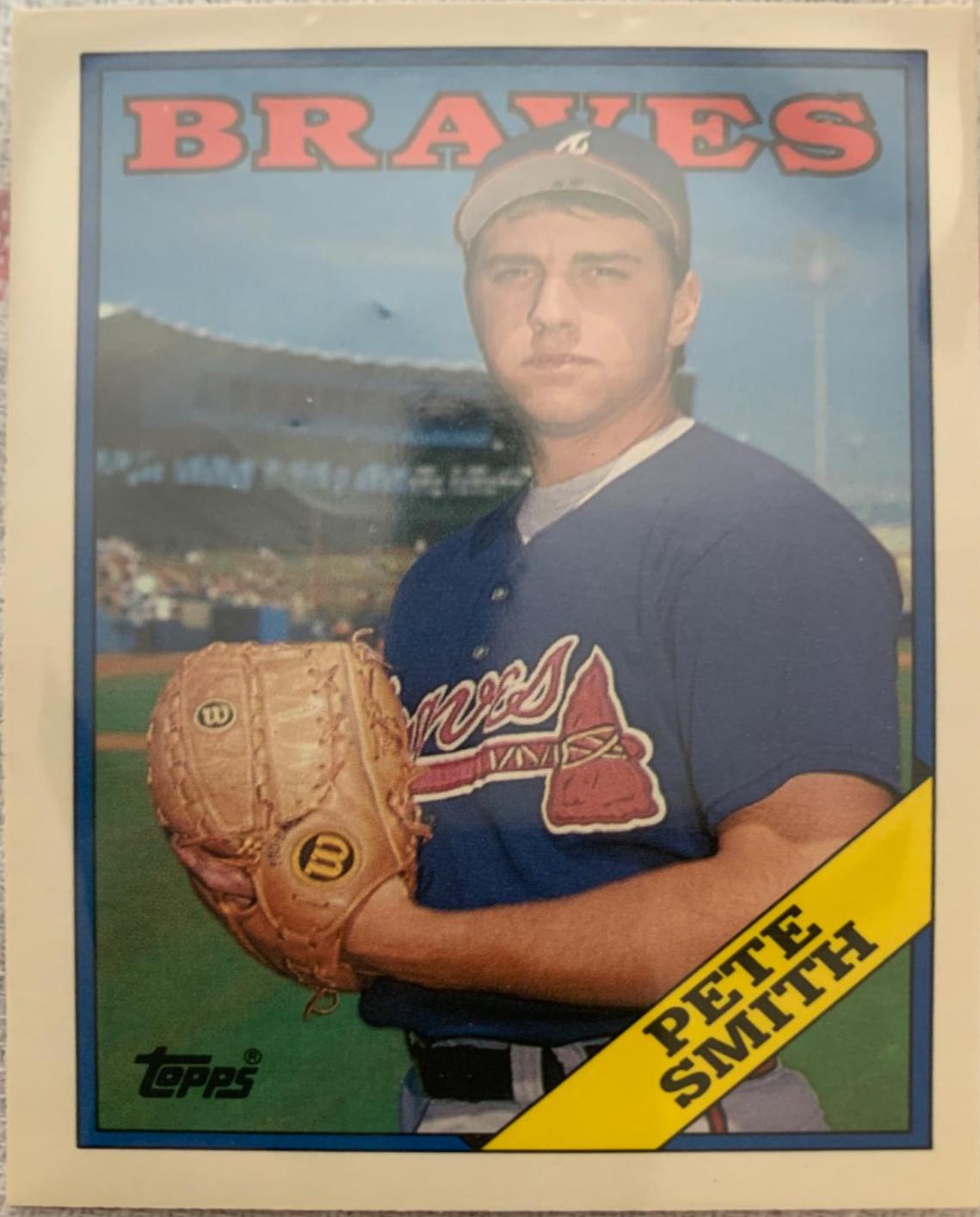 1988 Topps Traded Tiffany Pete Smith #111T card