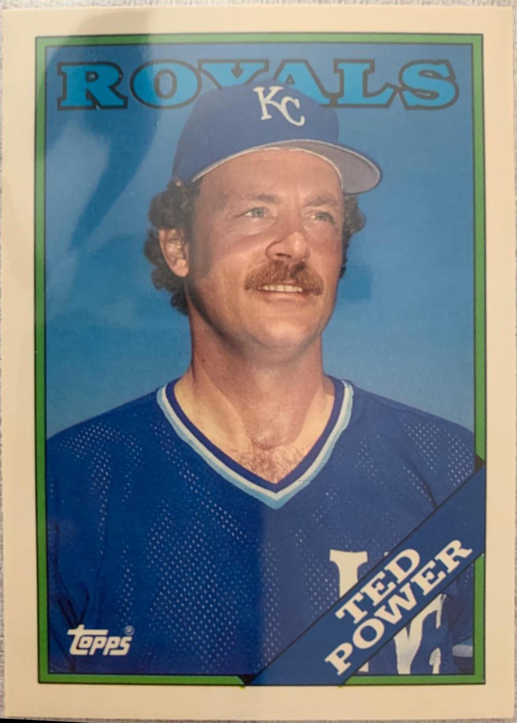 1988 Topps Traded Tiffany Ted Power #89T card