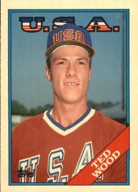 1988 Topps Traded Tiffany Ted Wood #130T card