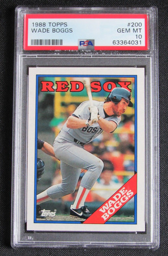 1988 Topps Wade Boggs #200 card