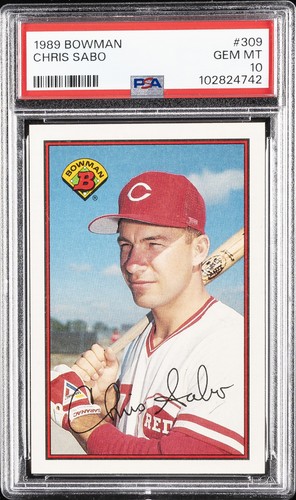 1989 Bowman Chris Sabo #309 card