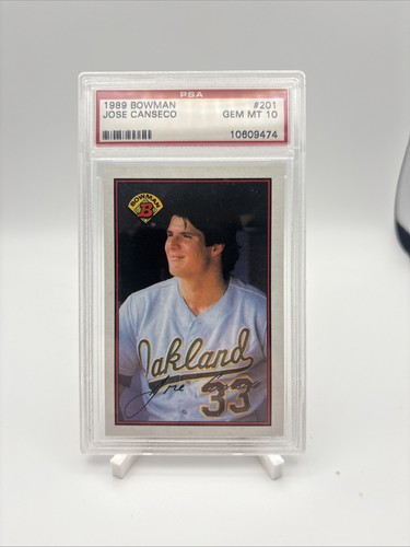 1989 Bowman Jose Canseco #201 card