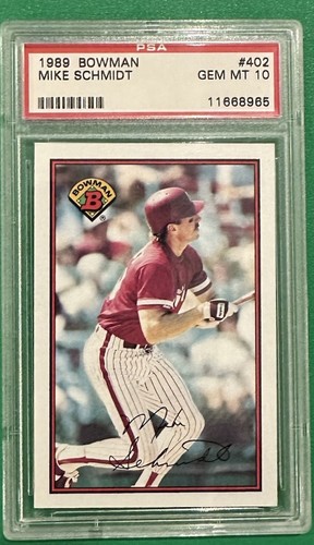 1989 Bowman Mike Schmidt #402 card