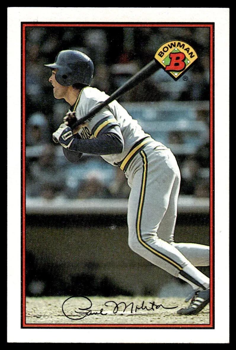 1989 Bowman Paul Molitor #140 card