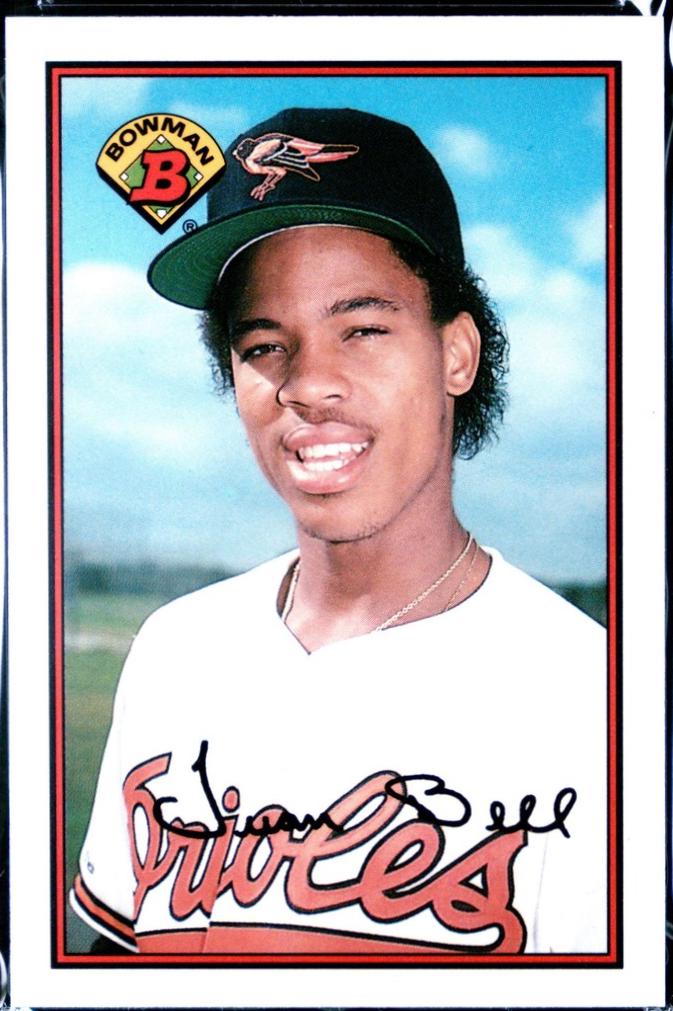 1989 Bowman Tiffany Juan Bell #11 card