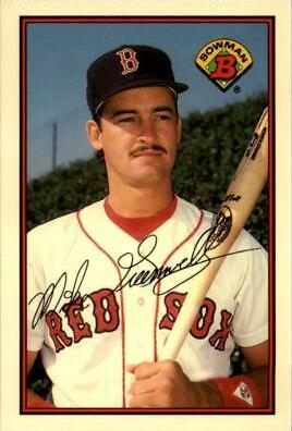 1989 Bowman Tiffany Mike Greenwell #34 card