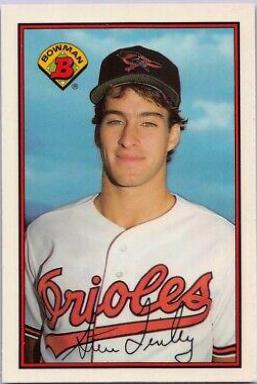 1989 Bowman Tiffany Steve Finley #15 card