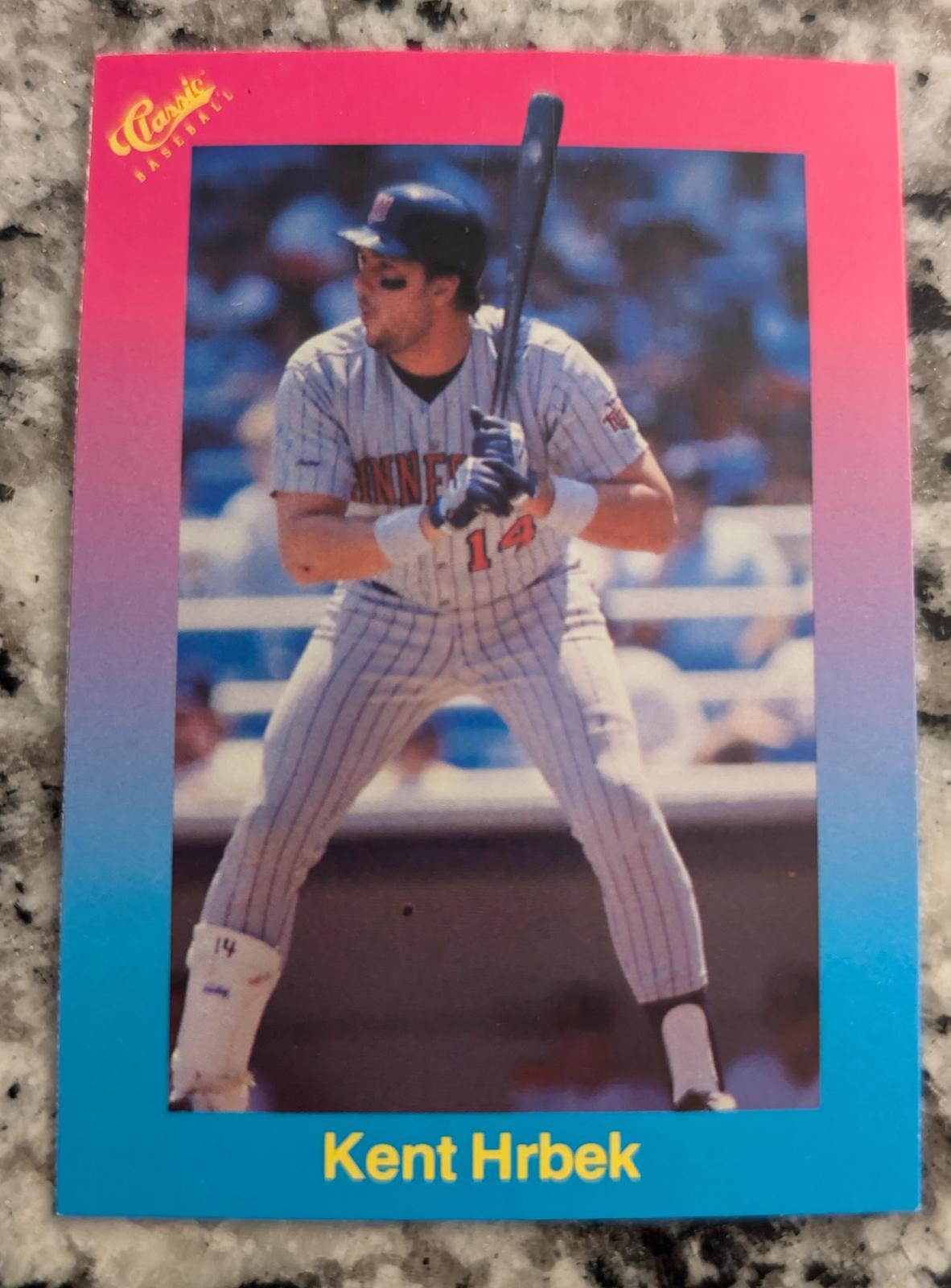 1989 Classic Kent Hrbek #55 card