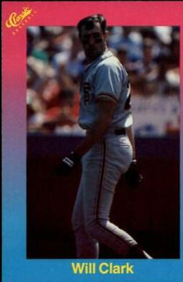 1989 Classic Will Clark #18 card
