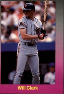 1989 Classic Will Clark #180 card